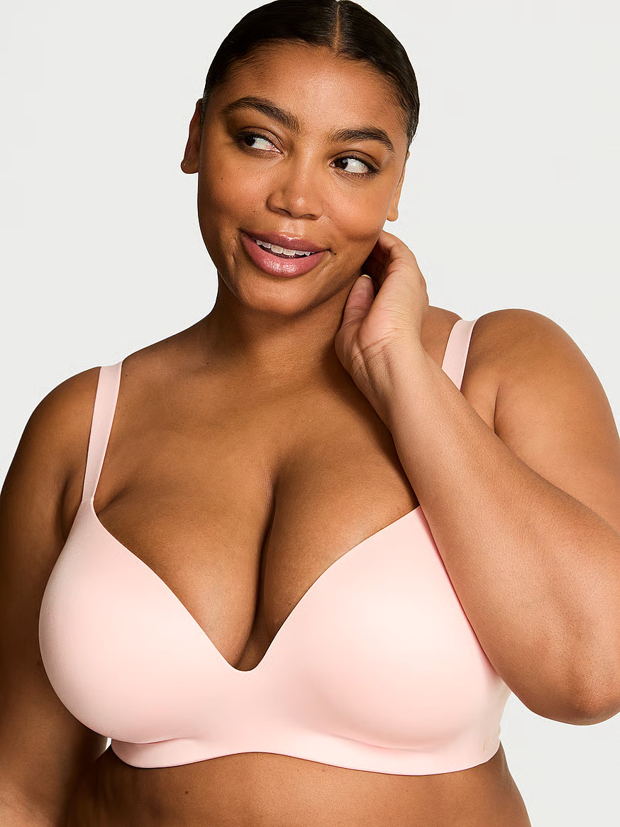 Buy Infinity Flex Perfect Shape Wireless Push-Up Bra, Purest Pink - Order Bras online - Victoria'... | Victoria's Secret (US / CA )