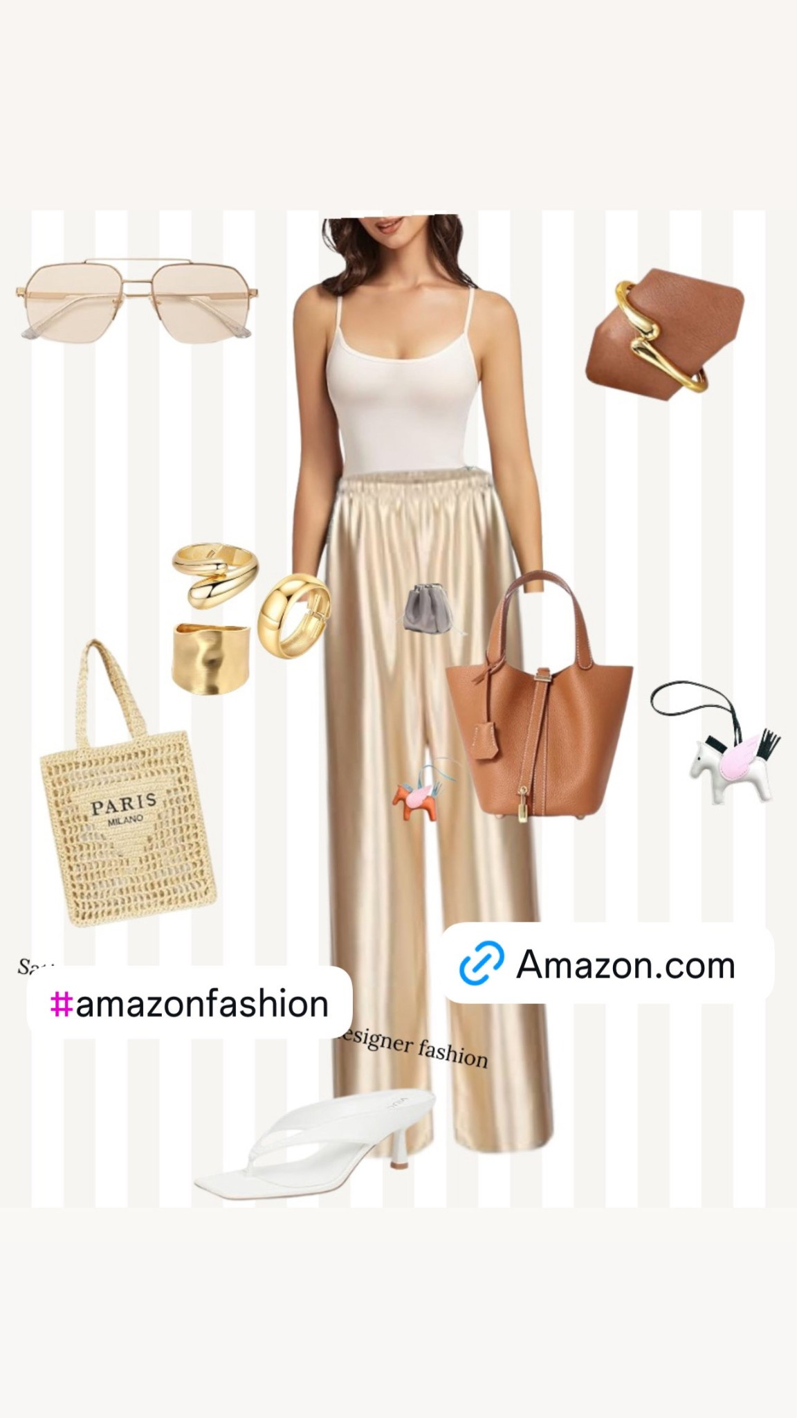 Satin pant outfit amazon fashion 

#LTKSaleAlert #LTKU