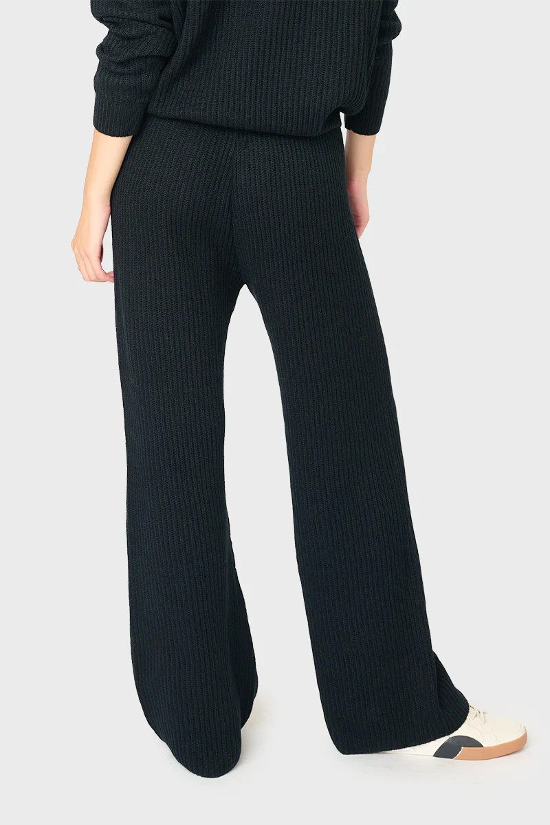 GIGI Drawstring Pull On Ribbed Sweater Knit Pant | Gibson