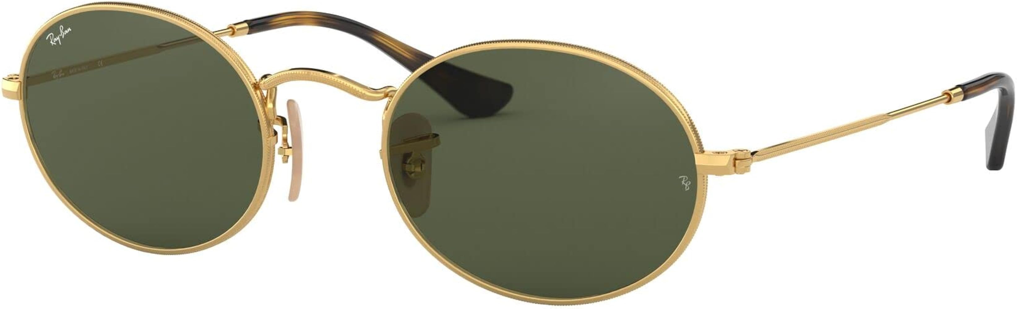 Ray-Ban RB3547N Oval Flat Lens Sunglasses | Amazon (US)