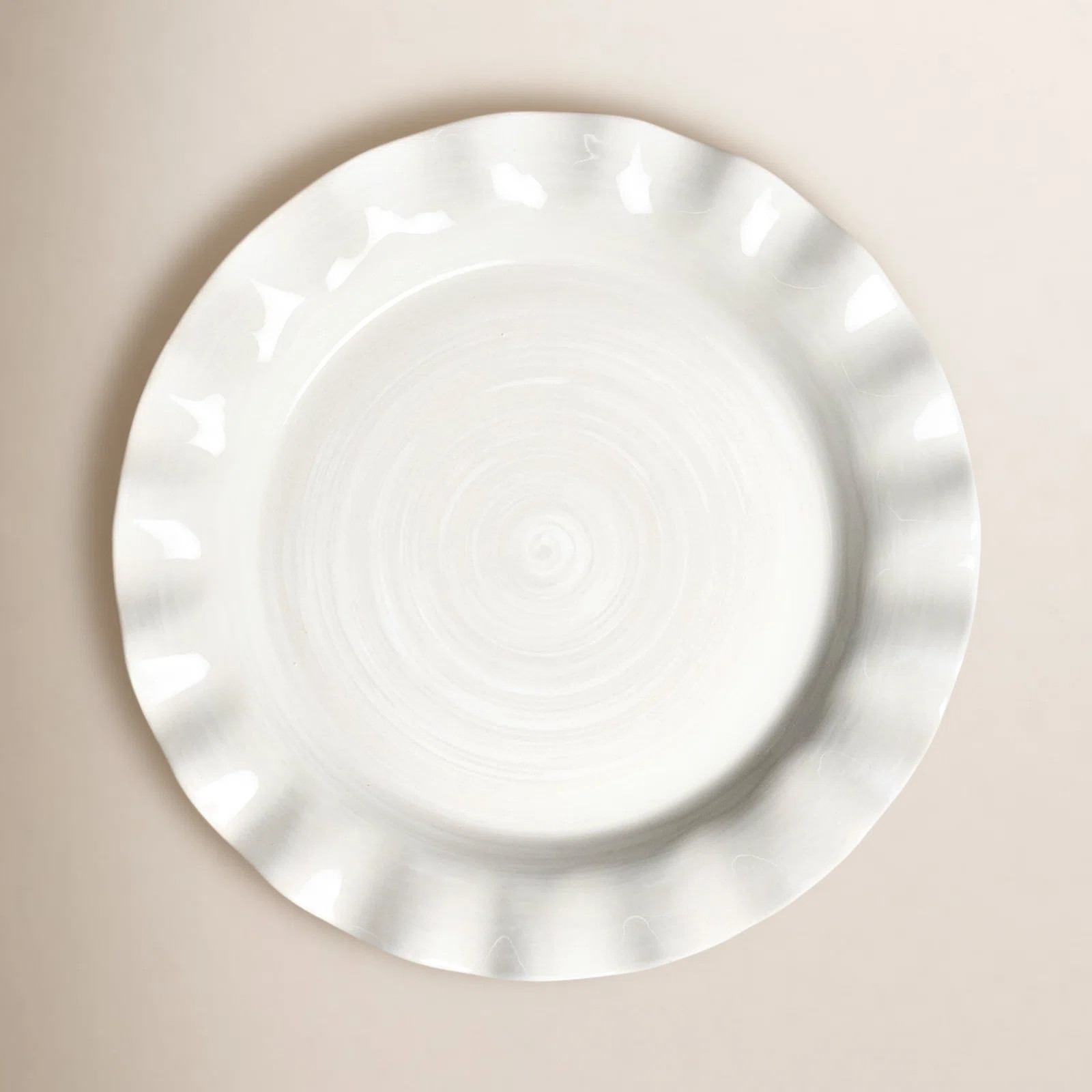 Signature Ruffle Dinner Plate | Birch Lane