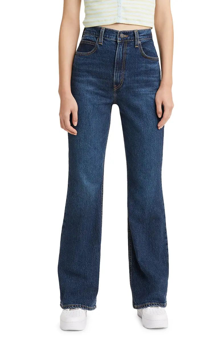 '70s High Waist Flare Jeans | Nordstrom