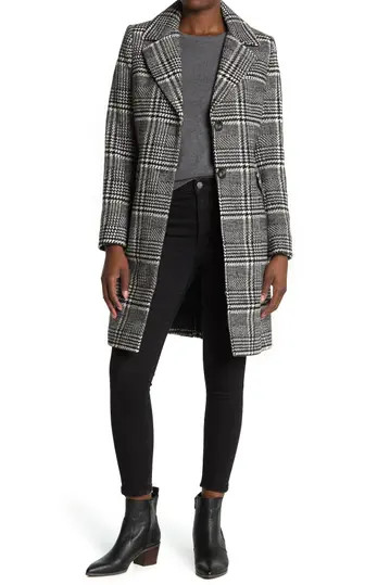 Two Button Houndstooth Long Blazer | Nordstrom Rack