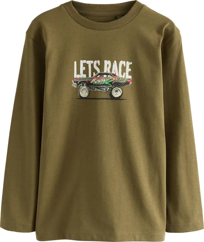 NEXT Kids' Let's Race Cotton Graphic T-Shirt | Nordstrom | Nordstrom