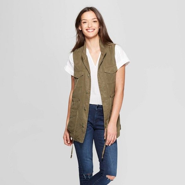 Women's Utility Military Jacket - Universal Thread™ Olive | Target