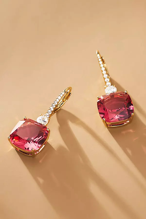 NADRI Macaron Pink Cut Drop Earrings | Anthropologie (US)
