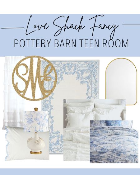 My daughter and I refreshed her college apartment with Pottery Barn Teen x Love Shack Fancy'a new collection. She wanted something a bit more coastal and feminine so we layered two
comforters, rolled out a new rug, hung two arched mirrors and eyelet draperies and tagged the space with her monogram ! 

This is a limited collection so if you like what you see, shop soon! 

#LTKUniiversity #dorm #collegedorm #dormstyle #dormdecor 

#LTKhome #LTKkids