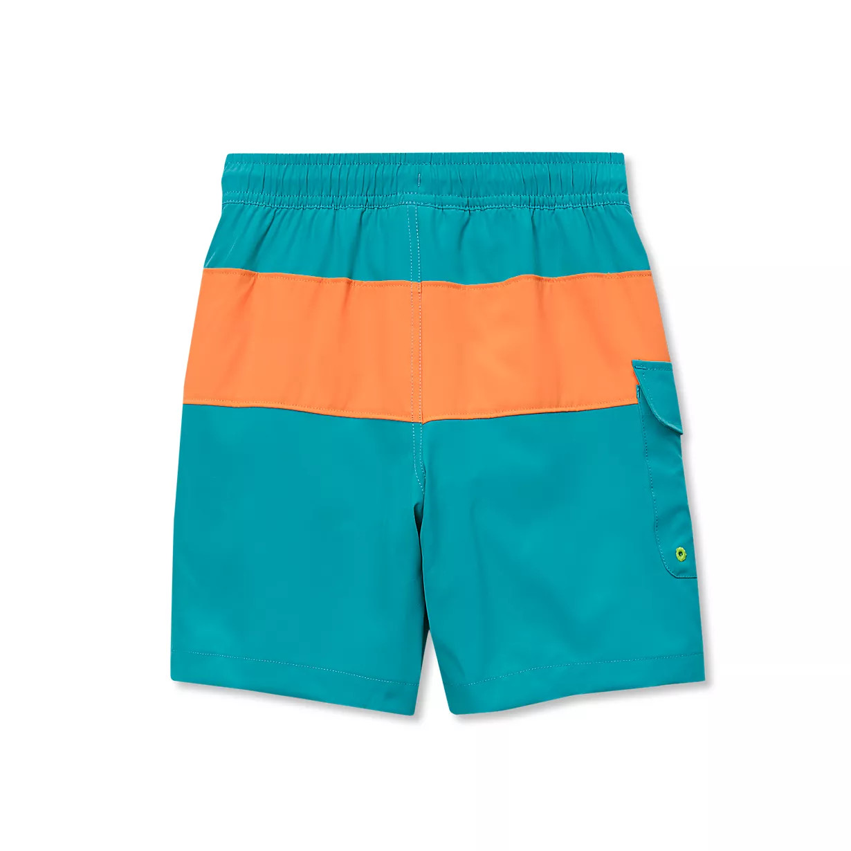 Boys Chlorine Resistant Colorblock Hydroliner Board Swim Trunks | Lands' End (US)