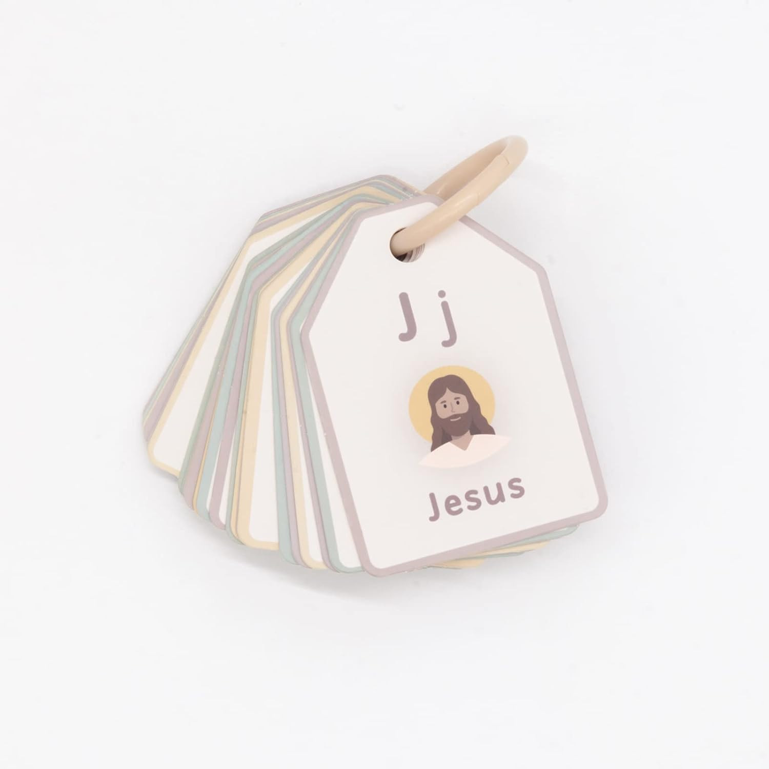 Bible ABC Flash Cards Preschool Sunday School Toys Christian Homeschool Alphabet Ring Cards Toddl... | Amazon (US)