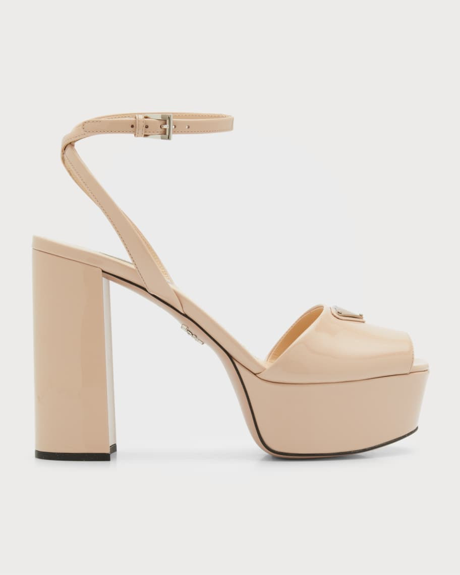 Prada Ankle-Strap Platform Sandals | Neiman Marcus