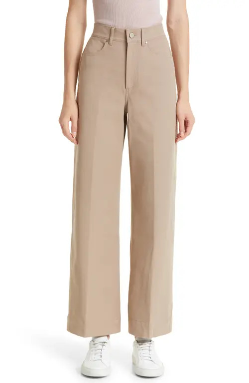 M.M.LaFleur Milo 1.0 Wide Leg Jeans in Fawn at Nordstrom | Nordstrom
