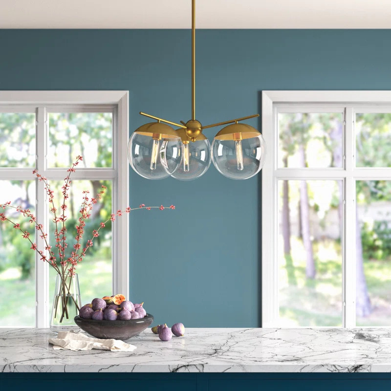 Yearby 3 - Light Dimmable Globe Chandelier | Wayfair North America