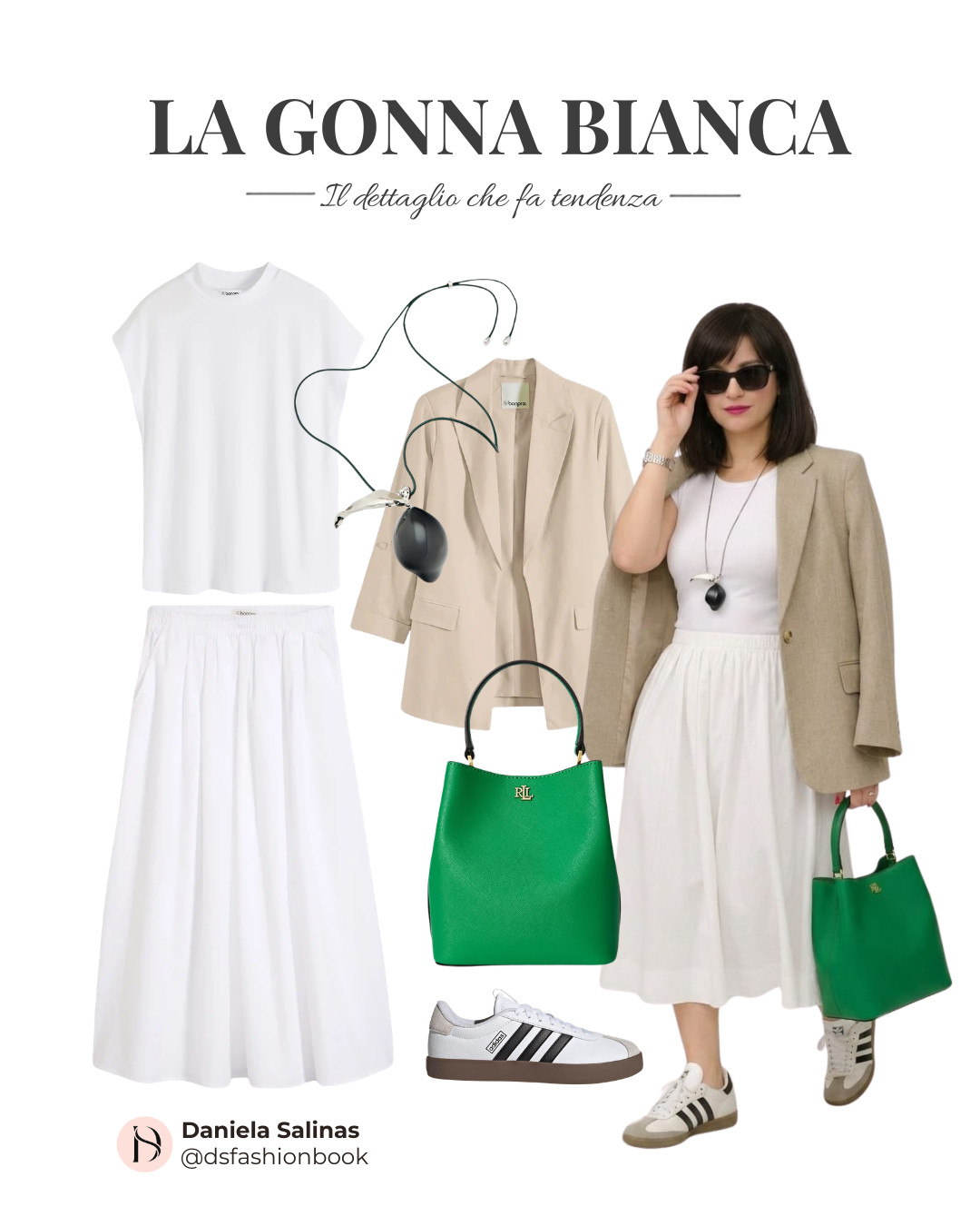 La gonna bianca è il dettaglio che fa tendenza — elegante, fresca, protagonista di ogni look.
Dal minimal chic al colore vibrante, è la base perfetta per raccontare il tuo stile. 

 #LTKitalia #LTKeurope #LTKsummer