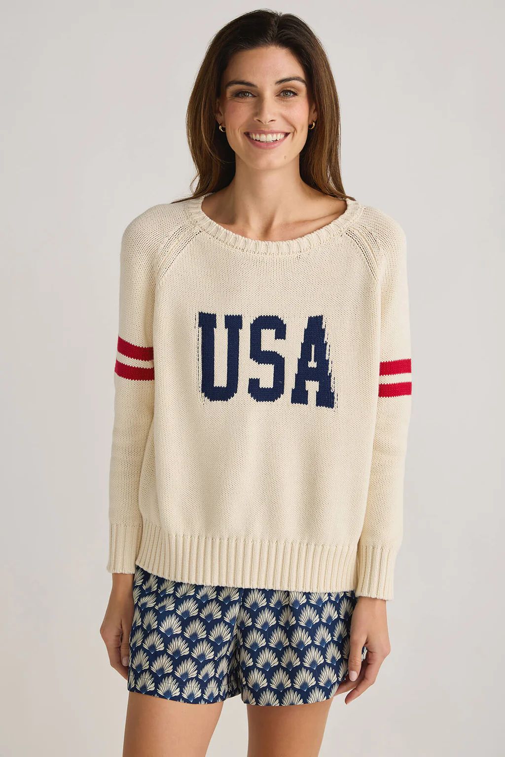 Pink Pineapple USA Sweater | Social Threads