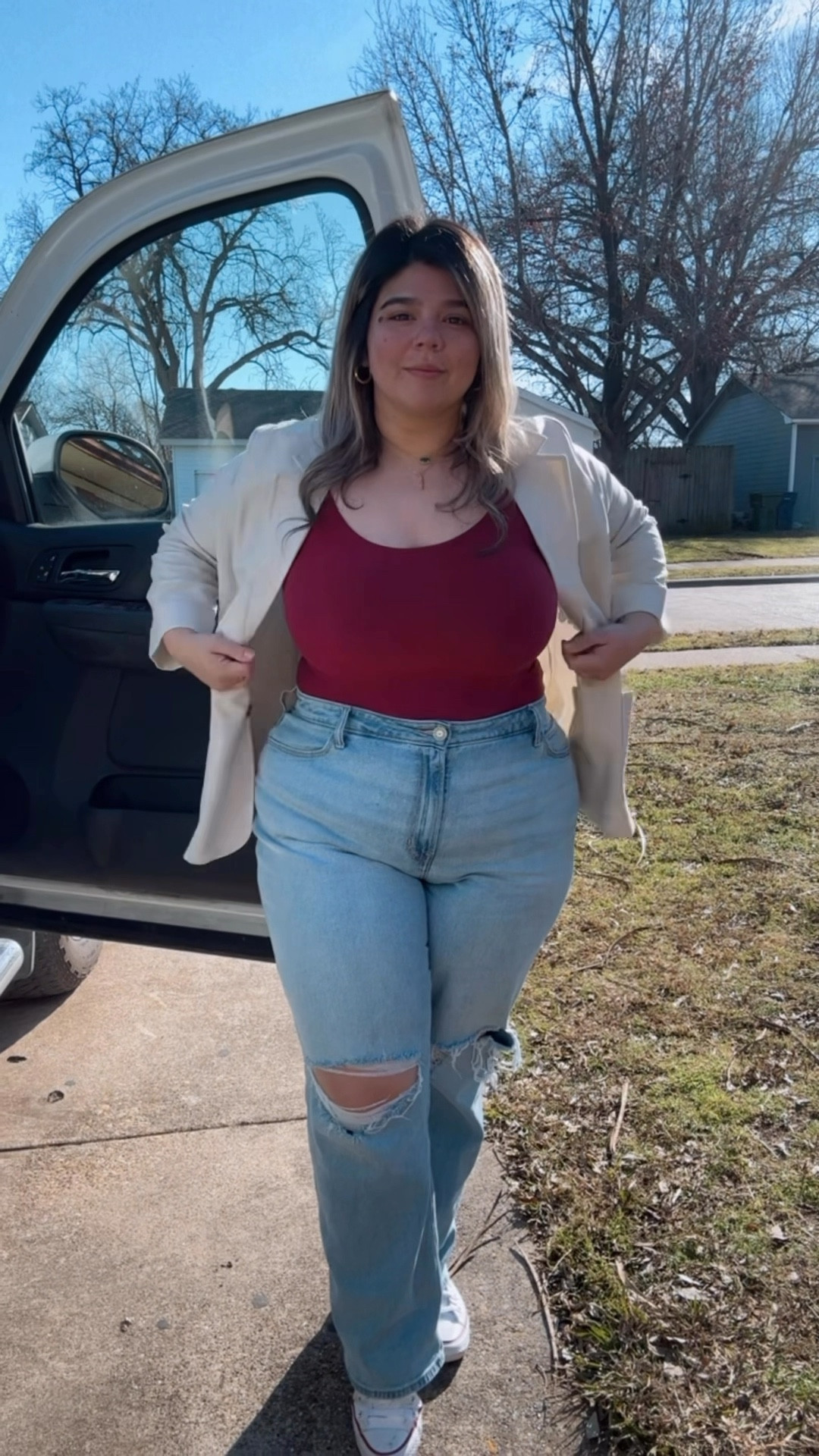 Relaxed fit for Sunday service  

#LTKMidsize #LTKPlusSize #LTKStyleTip