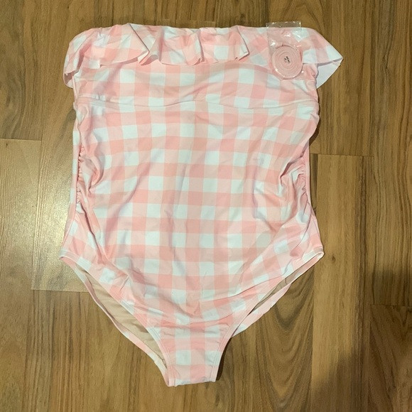 Isabel Maternity Gingham Swimsuit NWT⭐️ | Poshmark