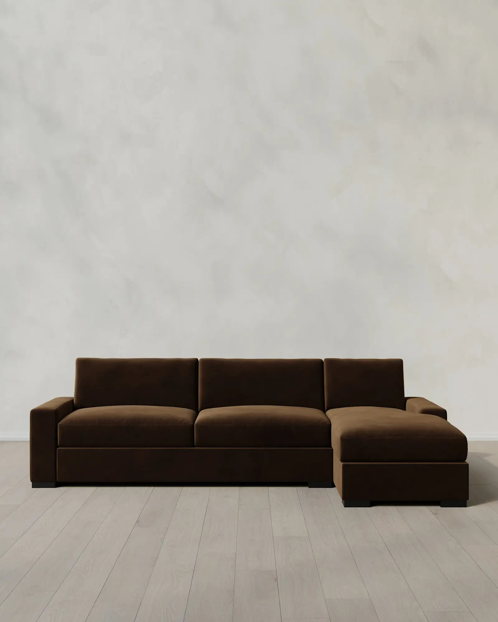 Stillman Chaise Sectional in Performance Velvet | Quince