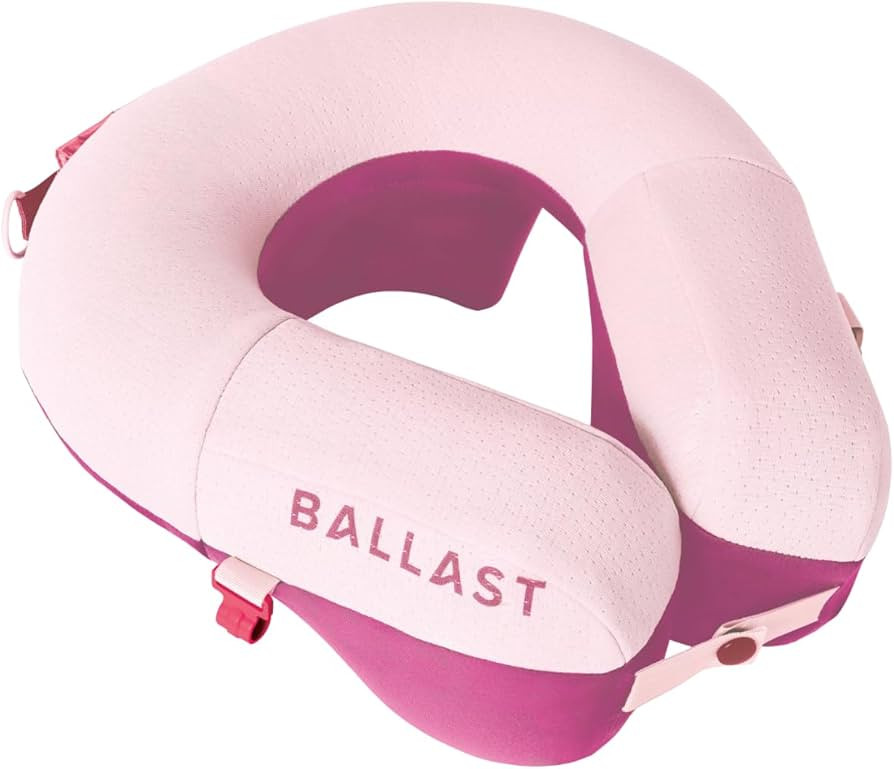 Ballast Pro Beach & Travel Pillow \u2013 Inflatable Neck Pillow for Airplanes, Beach & Pool, Comp... | Amazon (US)