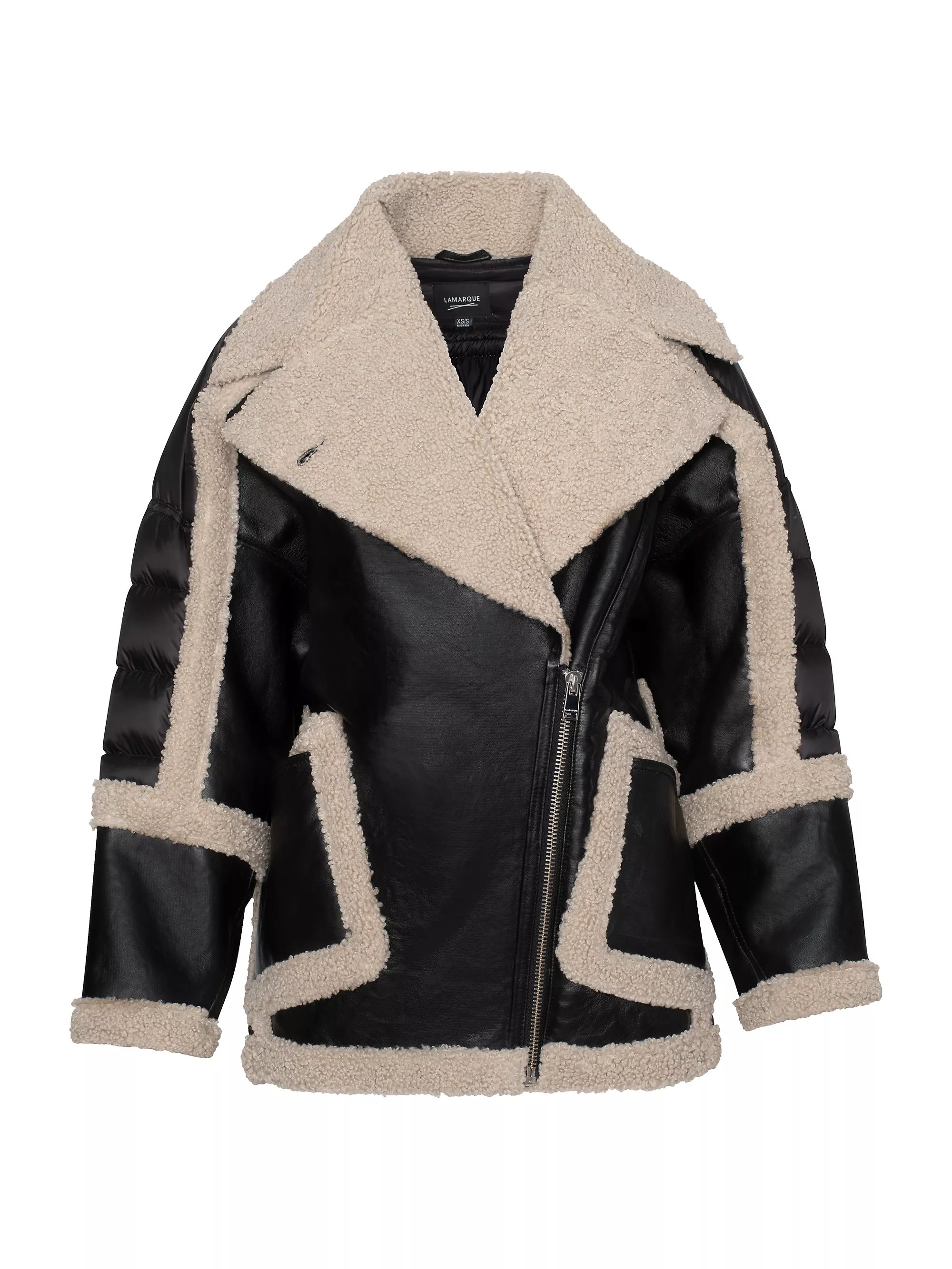 LamarqueLisa Faux Fur Leather Jacket | Saks Fifth Avenue