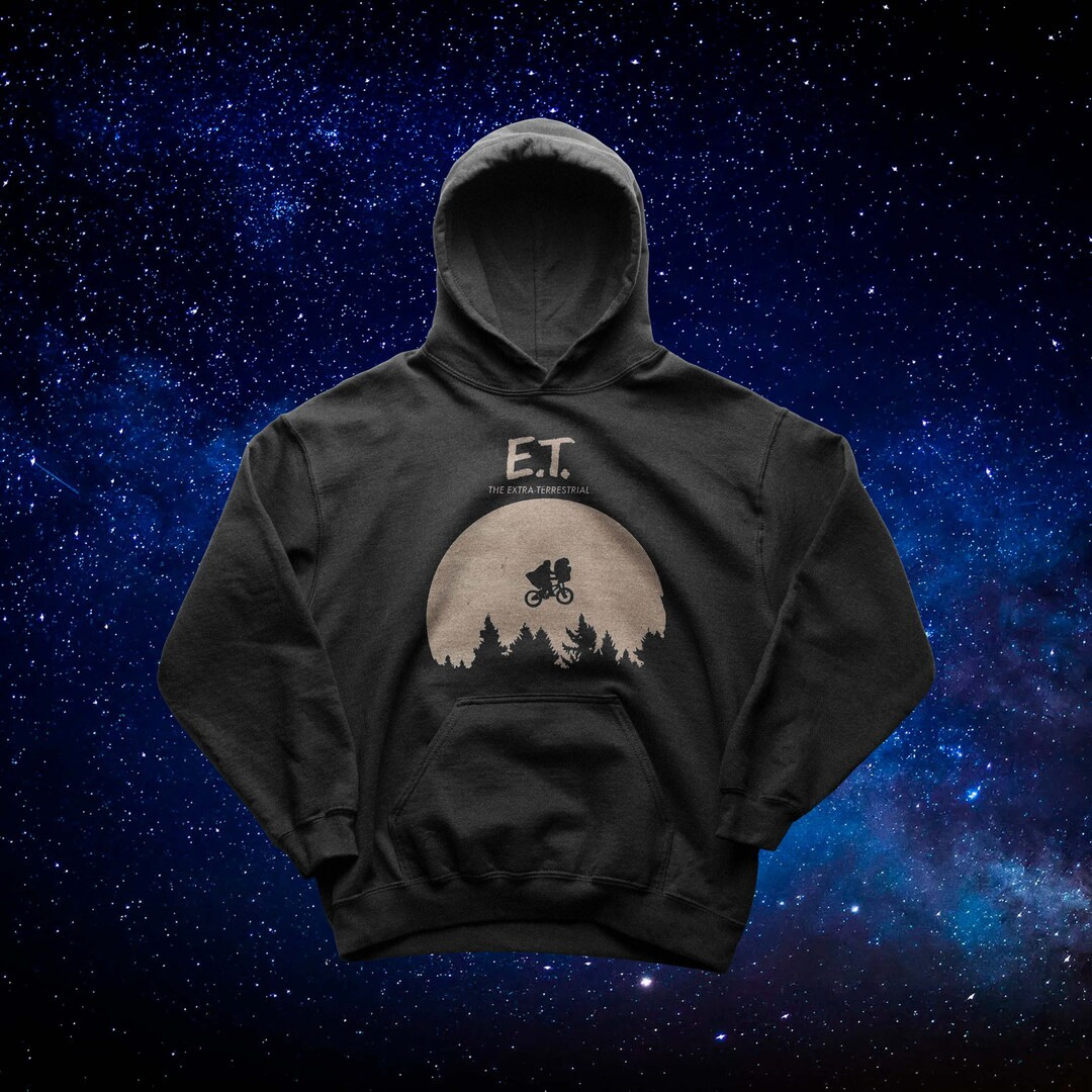 E.T. Movie hoodie | Extra Terrestrial hoodie | Epic movie hoodie | Alien sweatshirt | Vintage hoo... | Etsy (US)
