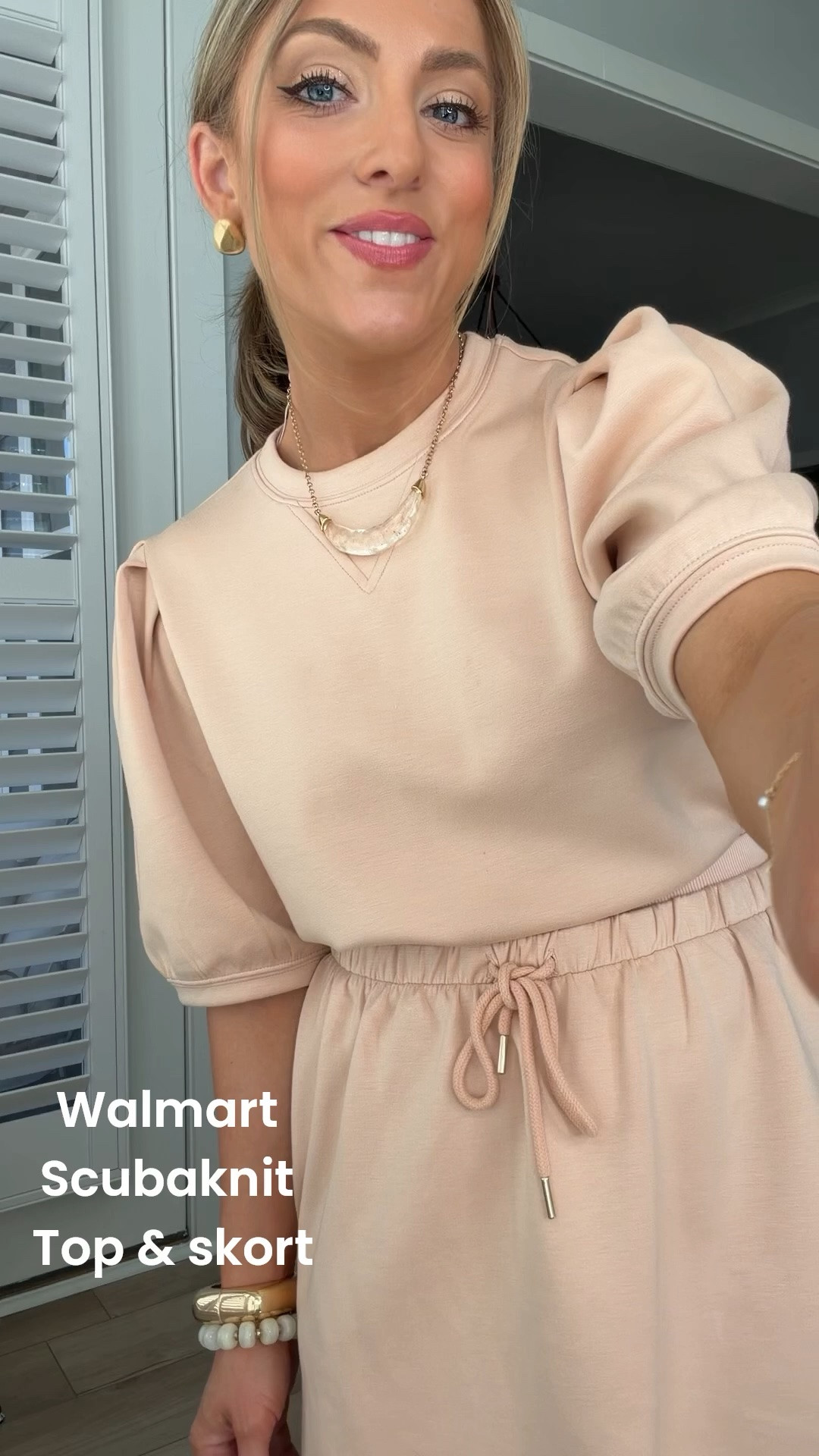 ✨ OOTD and I may have found the perfect elevated lounge set! 🤍

This Walmart Scubaknit matching set is every bit as good as everyone says! The puff sleeve top paired with the matching skort gives you that effortlessly polished look while feeling as comfortable as your favorite sweatshirt. The fabric is buttery soft, has the perfect amount of stretch, and looks so much more expensive than the price tag.

🤍 Top under $20
🤍 Matching skort under $20
🤍 Incredibly soft Scubaknit material
🤍 Easy to dress up or down
🤍 Wearing my true size XS in both

This is one of those outfits you’ll reach for on repeat—whether you’re running errands, grabbing dinner, traveling, or just want to look put together without sacrificing comfort!

#WalmartFashion #WalmartFinds #WalmartStyle #ScubaKnit #MatchingSet #SkortStyle #AffordableFashion #OOTD #CasualChic #EverydayStyle #SummerFashion #WalmartNewArrivals #FashionFinds #BudgetFriendlyFashion #MomStyle #WeekendStyle #NeutralOutfit #ComfortableFashion #FashionOver30 #WalmartOutfit #StyleInspiration #CuteAndComfy #WalmartMustHaves #AffordableStyle #DailyOutfitIdeas ✨

#LTKootd #LTKPetite #LTKActive