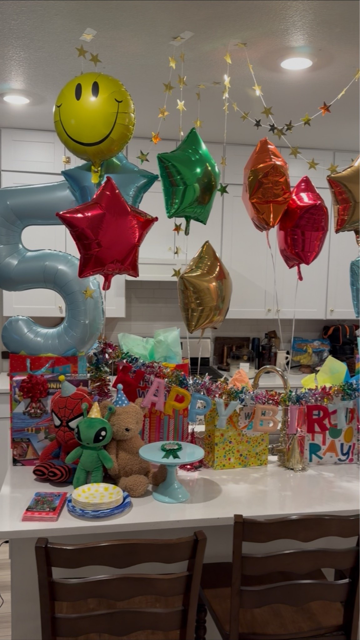 Morning birthday set up for my son’s fifth birthday

#LTKmomlife #LTKKids #LTKdayinmylife