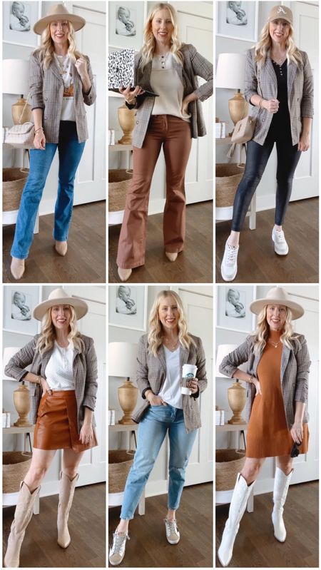 Instagram reel, ways to style a blazer, 6 ways to style, plaid blazer, apricot lane boutique, fall outfit 

KELSSLAYT for 20% off blazer

#LTKSeasonal #LTKunder50 #LTKstyletip