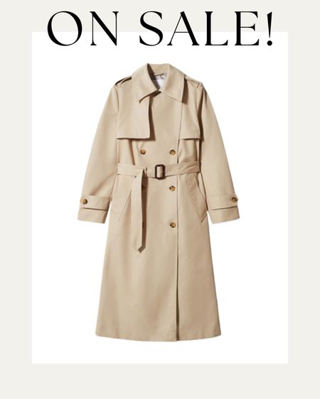 My favorite trench coat is 30% off with code EXTRA30. I wear a size small. It’s featured in the spring capsule with more outfit ideas. #trenchcoat #sale 

#LTKstyletip #LTKsalealert #LTKGiftGuide