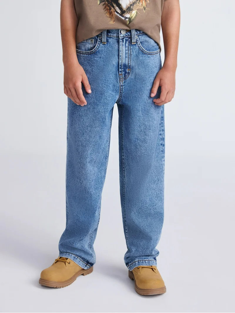 Weekend Academy Boys Baggy Denim Jeans, Sizes 4-18 | Walmart (US)