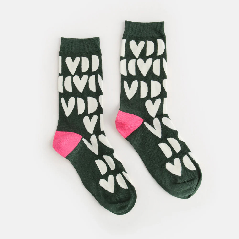 Mini Hearts Socks | Caroline Gardner