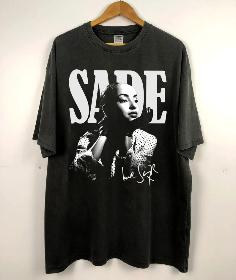 Sade Adu Shirt, Sade Adu Graphic Tee Shirt, Sade Unisex Tshirt, Sade Adu World Tour Tshirt, Sade ... | Walmart (US)