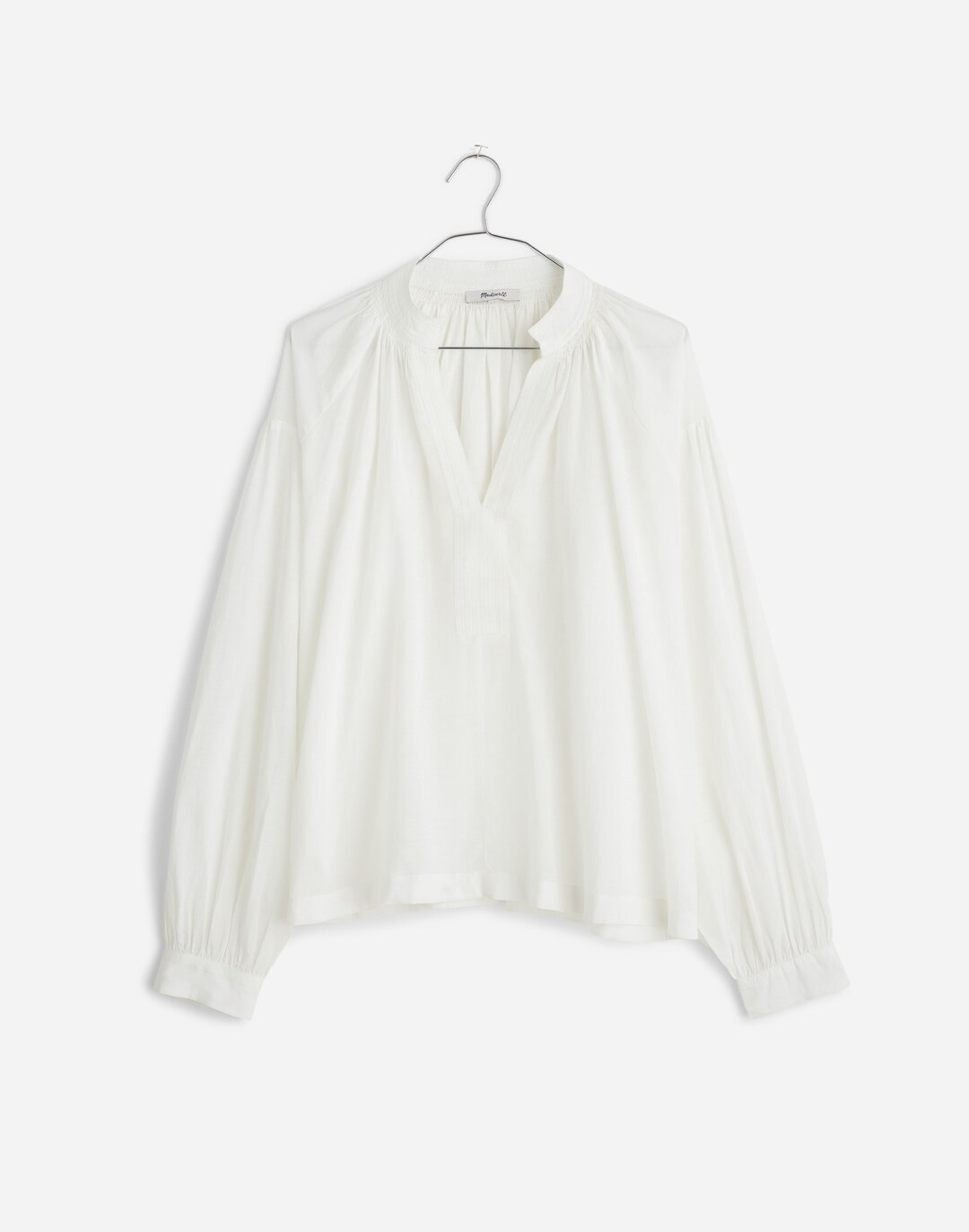 Shirred Long-Sleeve Top | Madewell