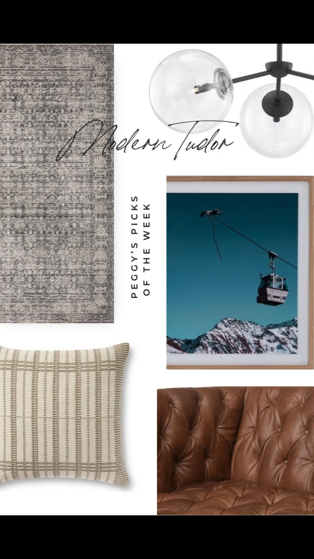 Use code PEGGYH15 for any full price Scout & Nimble Items | If you’ve been loving the warmth of Modern Farmhouse but are craving something with more depth, more character—a little more soul—let us introduce you to her older, wiser cousin: Modern Tudor.

This week's Peggy’s Picks of the Week is all about this rising design style that blends timeless Tudor architecture with the clean simplicity of modern interiors. Think cozy meets curated. Moody meets minimal. Whether you're working with original beams or a blank canvas, Modern Tudor interior design is about storytelling through texture, shape, and soul. It’s not too trendy, not too stark—it just feels good.

Ready to shop the full edit and bring the Modern Tudor vibe into your home? See products linked below or head to the blog!

#LTKHome