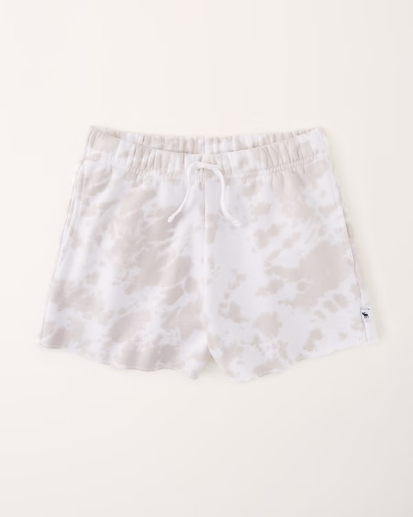 girls tie-dye fleece shorts | girls new arrivals | Abercrombie.com | Abercrombie & Fitch (US)