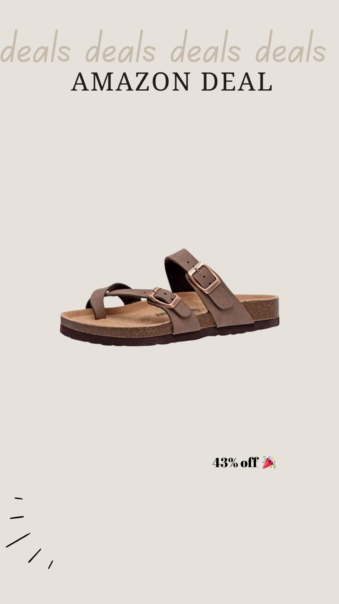 CUSHIONAIRE Women's Luna Cork Footbed Sandal With +Comfort
Amazon deal of the day 
Sale alert 
Amazon fashion

#LTKFindsUnder50 #LTKSaleAlert #LTKShoeCrush