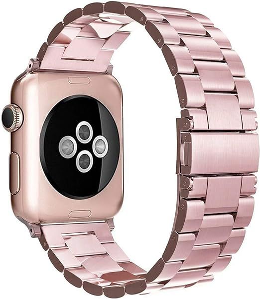 Simpeak Band Compatible with Apple Watch 38mm and 40mm Series 1 2 3 4 5, Women Men Business Band ... | Amazon (US)