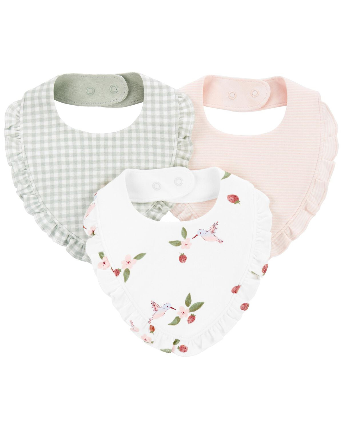 Multi Baby 3-Pack Bandana Bibs | carters.com | Carter's