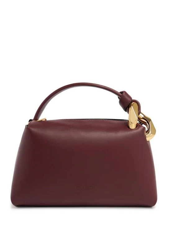 Corner leather shoulder bag | Luisaviaroma