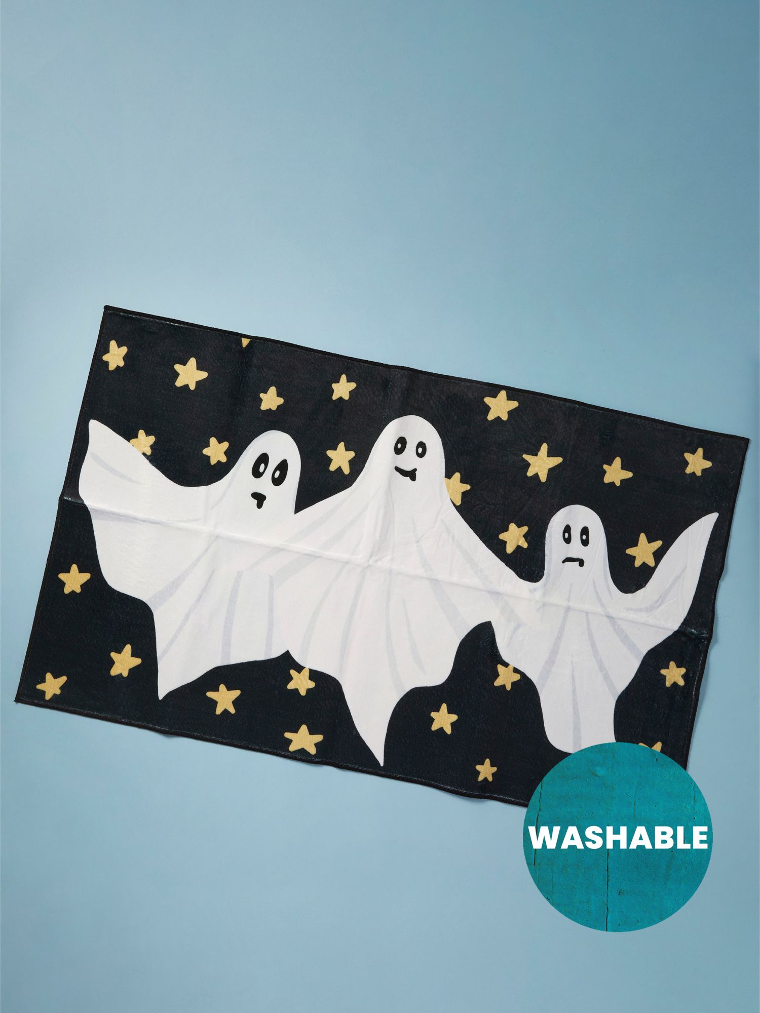 27x45 3 Ghost Washable Non-slip Rug | Halloween | HomeGoods | HomeGoods