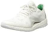 adidas Women's Pureboost X Element Running Shoe, White/Grey Two/Green, 11 M US | Amazon (US)