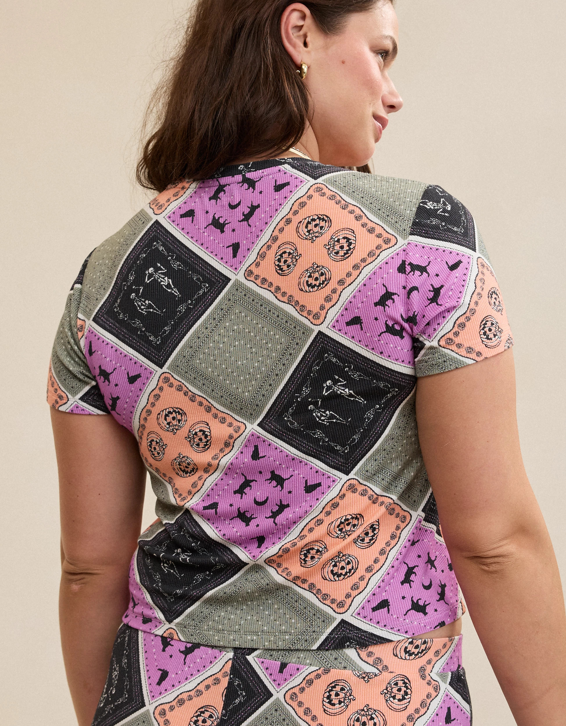OVERSLEPT by Aerie Real Soft\u00ae Ribbed Baby T-Shirt | Aerie