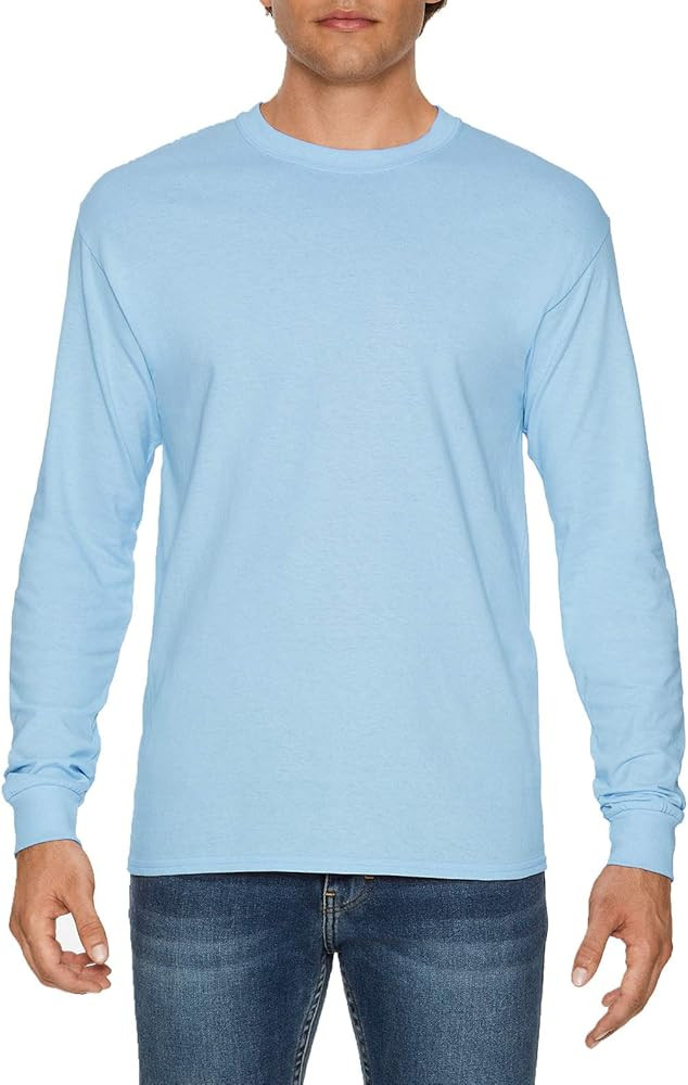 Gildan Adult Heavy Cotton 5.3 oz. Long-Sleeve T-Shirt | Amazon (US)