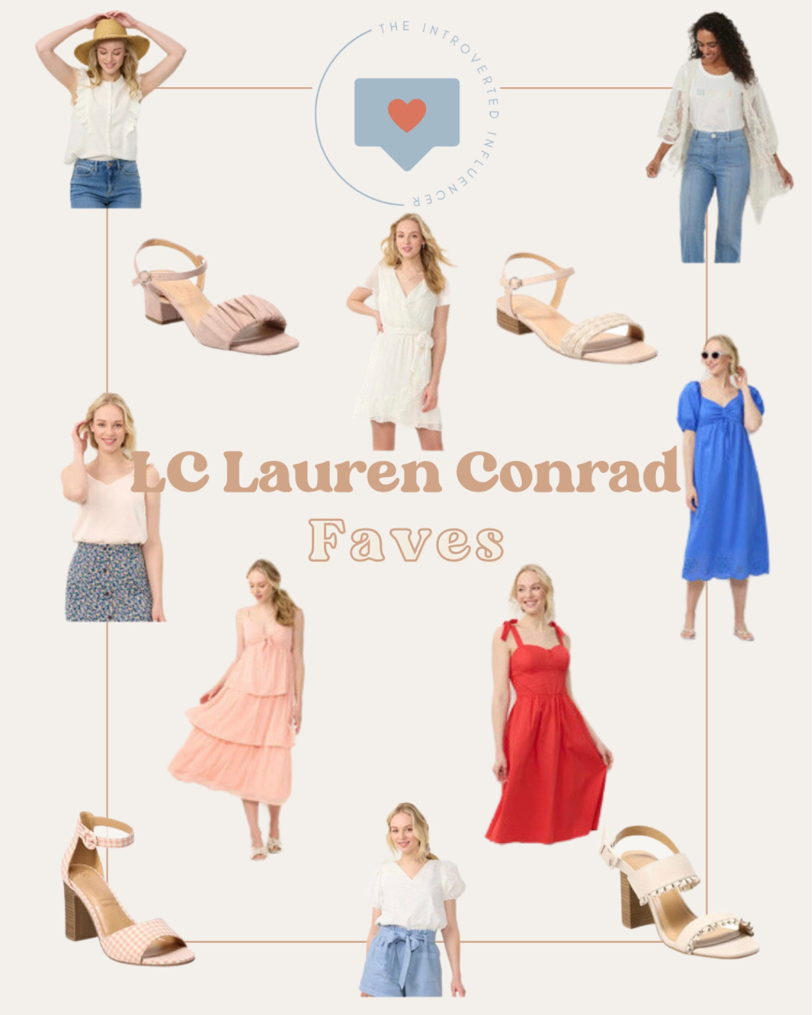 Feminine Summer Outfits from LC Lauren Conrad x Kohls