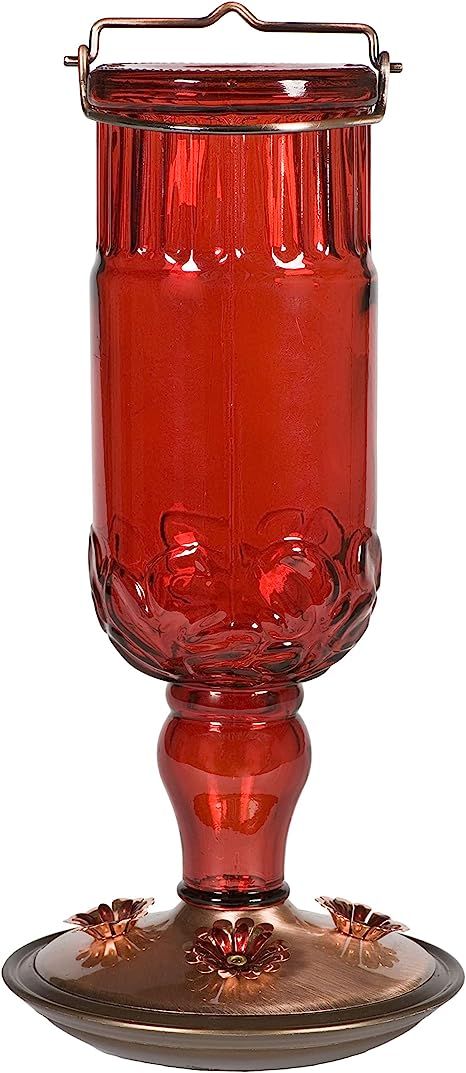 Perky-Pet 8119-2 Red Antique Bottle Hummingbird Feeder | Amazon (US)