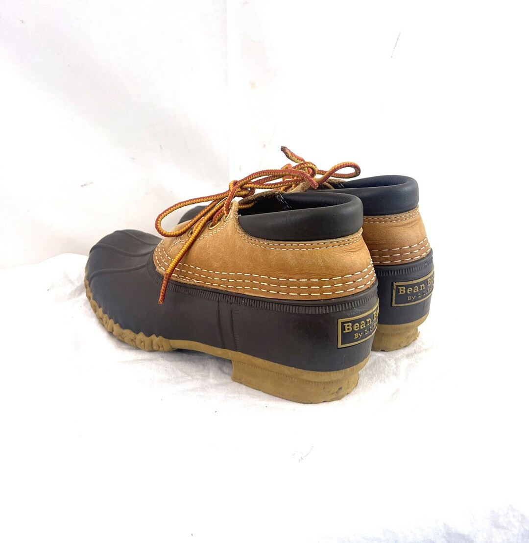 Vintage Leather and Rubber LL Bean Maine Hunting Duck Rain Boots Smaller Womens - Etsy | Etsy (US)