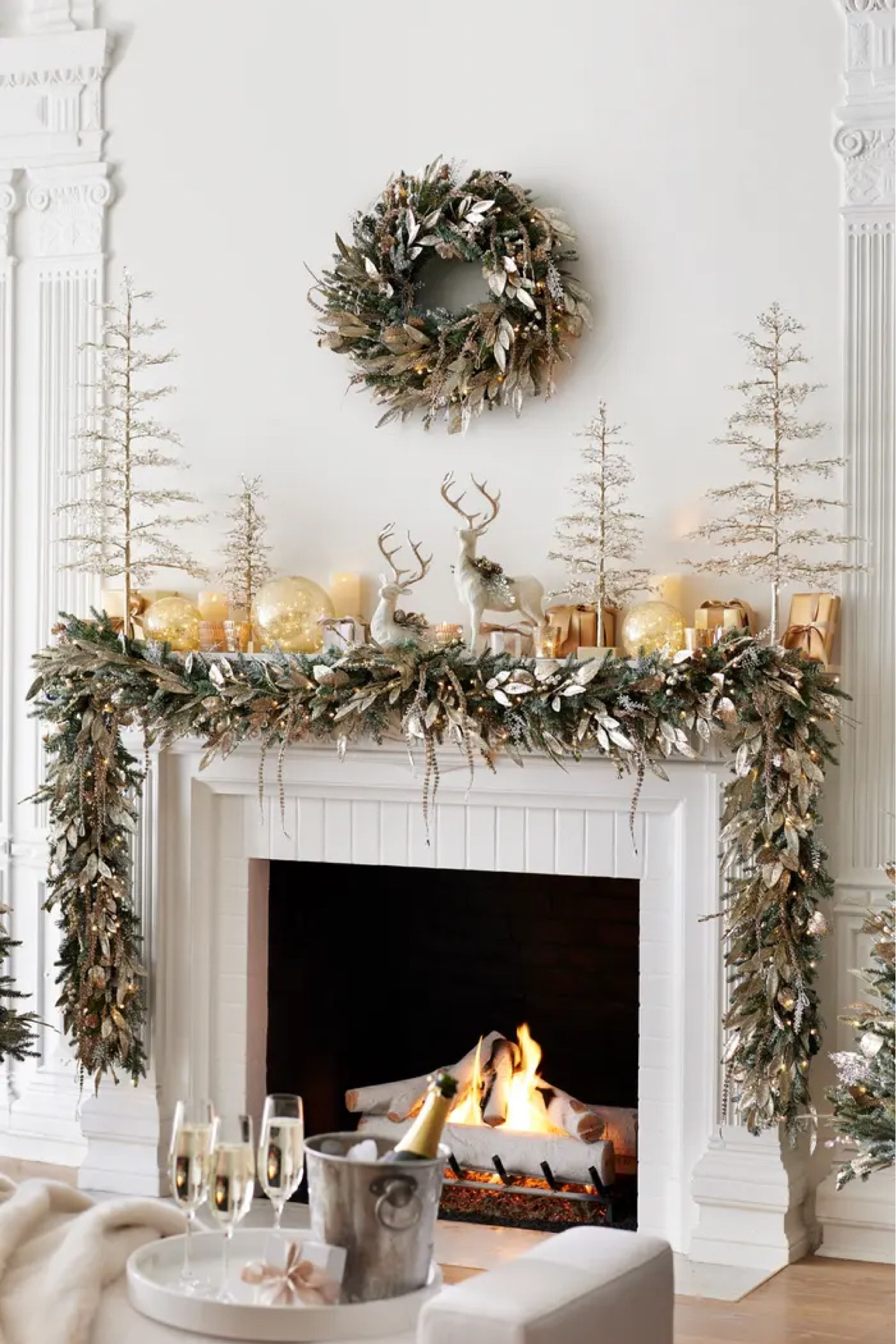Christmas magic! ✨ Give us all the gorgeous luxe fireplace mantles please & thank you!  

Holiday wreath. Nordstrom Christmas. Christmas wreath. Christmas entertaining. Walmart holiday. Walmart Christmas. Christmas decor. Holiday party. Christmas party. Christmas mantle. Holiday mantle. Holiday entryway. Christmas centerpiece. Holiday centerpiece. Modern Christmas. Gold Christmas. Metallic Holiday decor. 

#LTKHoliday #LTKHome #LTKSeasonal