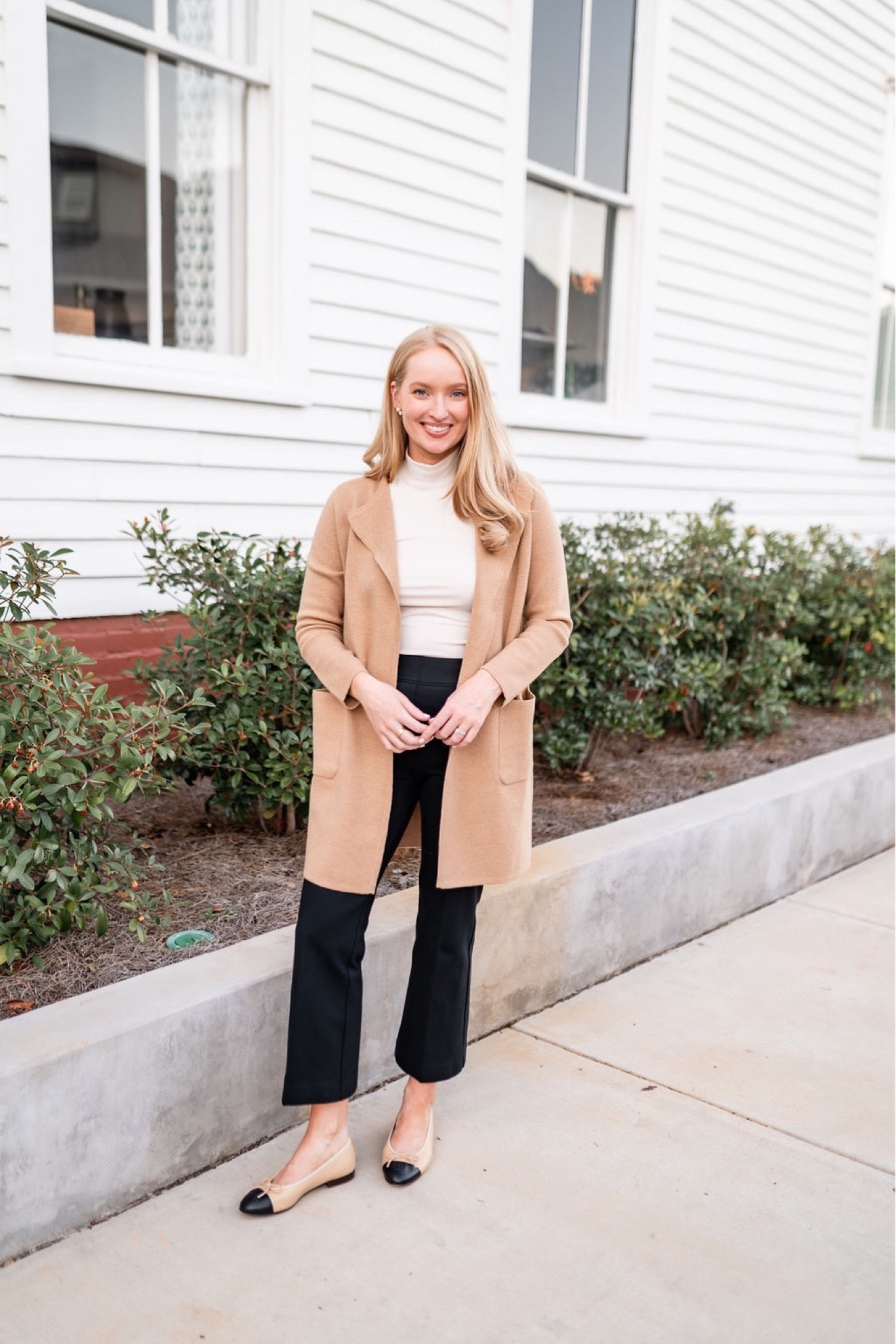 Juliette collarless sweater-blazer curated on LTK