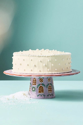Ginger Stoneware Cake Stand | Anthropologie (US)