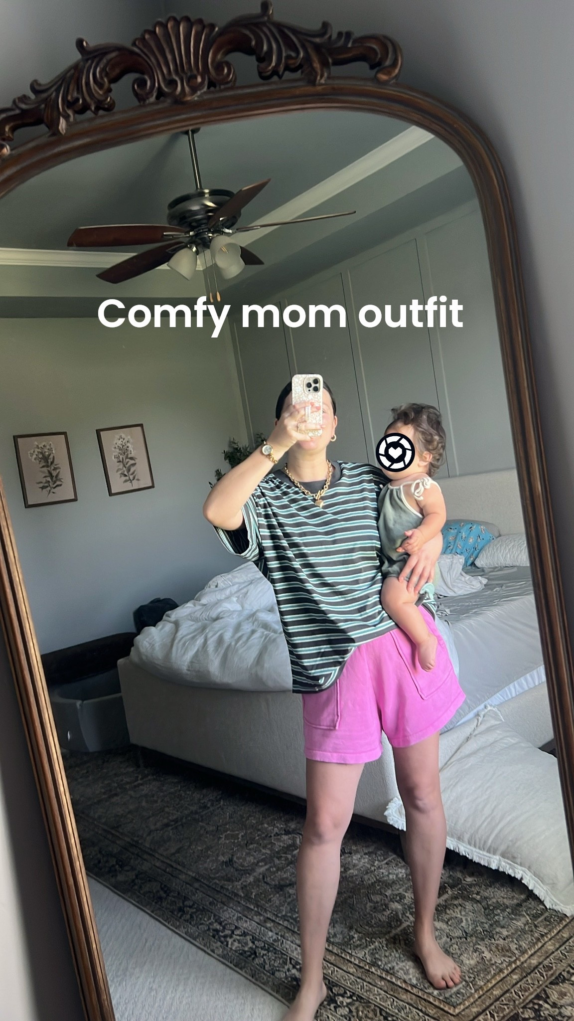 Obsessed with stripes this summer so I had to grab this tee! It’s actually a men’s shirt but I love it. Wearing size Large, I sized up but you def don’t have to. It depends how you want it to fit.

Comfy outfit / comfy mom outfit / mom outfit / mom summer outfit / summer outfit / summer style / casual outfit / comfy but cute / comfy cute / casual comfy outfit / casual mom outfit / striped tee / stripes / striped outfit / oversized tee / oversized striped tee / SAHM outfit / working mom outfit / At home outfit / errands outfit / running errands / lounge outfit / mens striped tee

#LTKootd #LTKmomlife