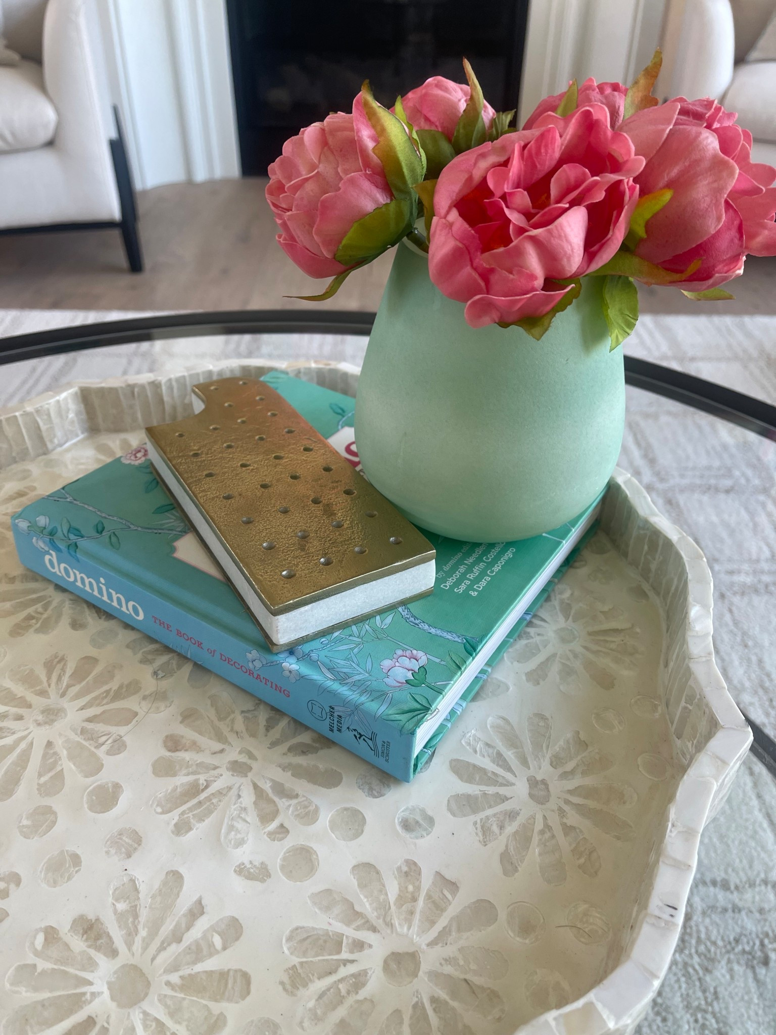 Summer coffee table styling. Coffee table book. 

#LTKHome